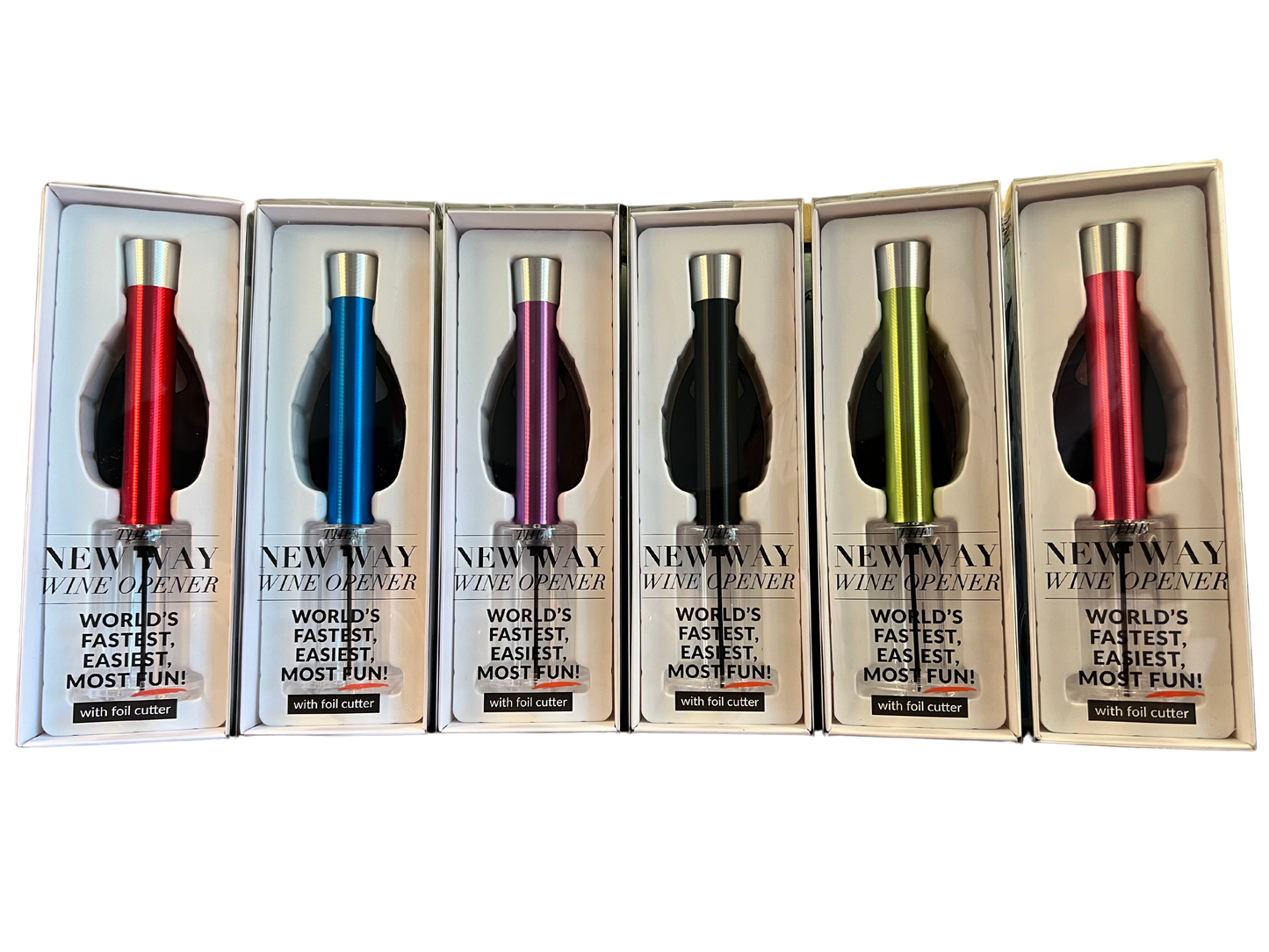 NEW WAY WINE OPENER WITHOUT ENGRAVING - CHOOSE YOUR COLORS AND QUANTITY