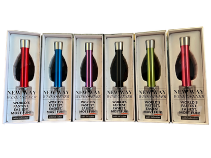 NEW WAY WINE OPENER WITHOUT ENGRAVING - CHOOSE YOUR COLORS AND QUANTITY